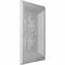 Ekena Millwork 23 7/8"W x 23 7/8"H x 2 1/2"P Floral Ceiling Tile CT24X24FL - alternate 3